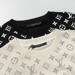 Early spring new round neck printed T-shirt