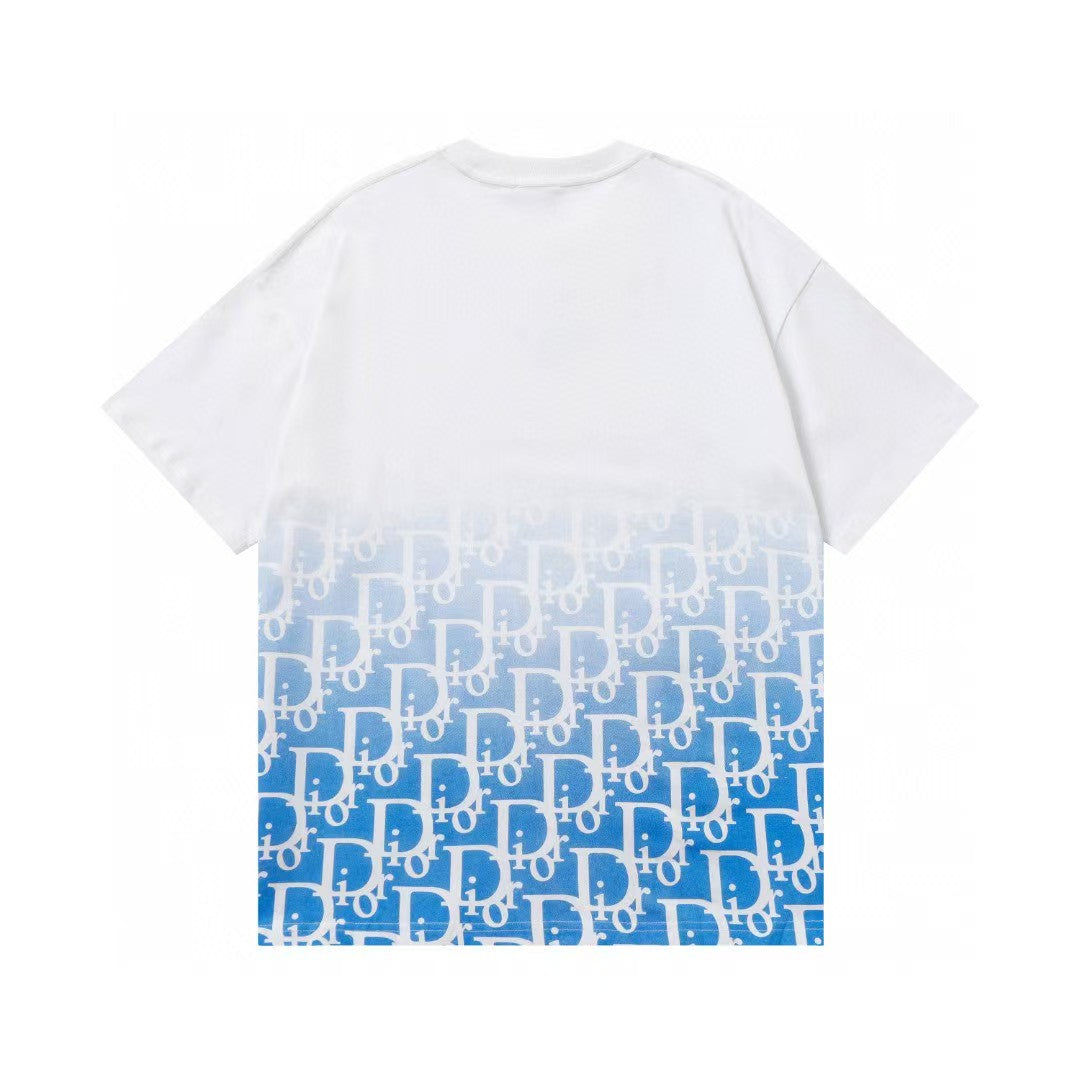 Early spring new round neck printed T-shirt