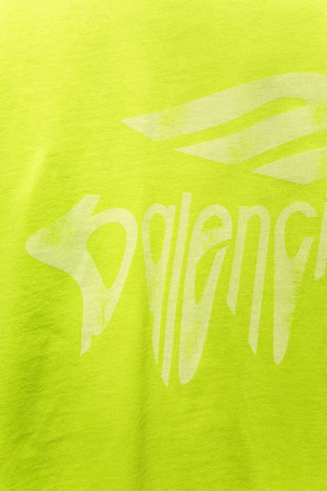 Washed and worn short sleeved T-shirt