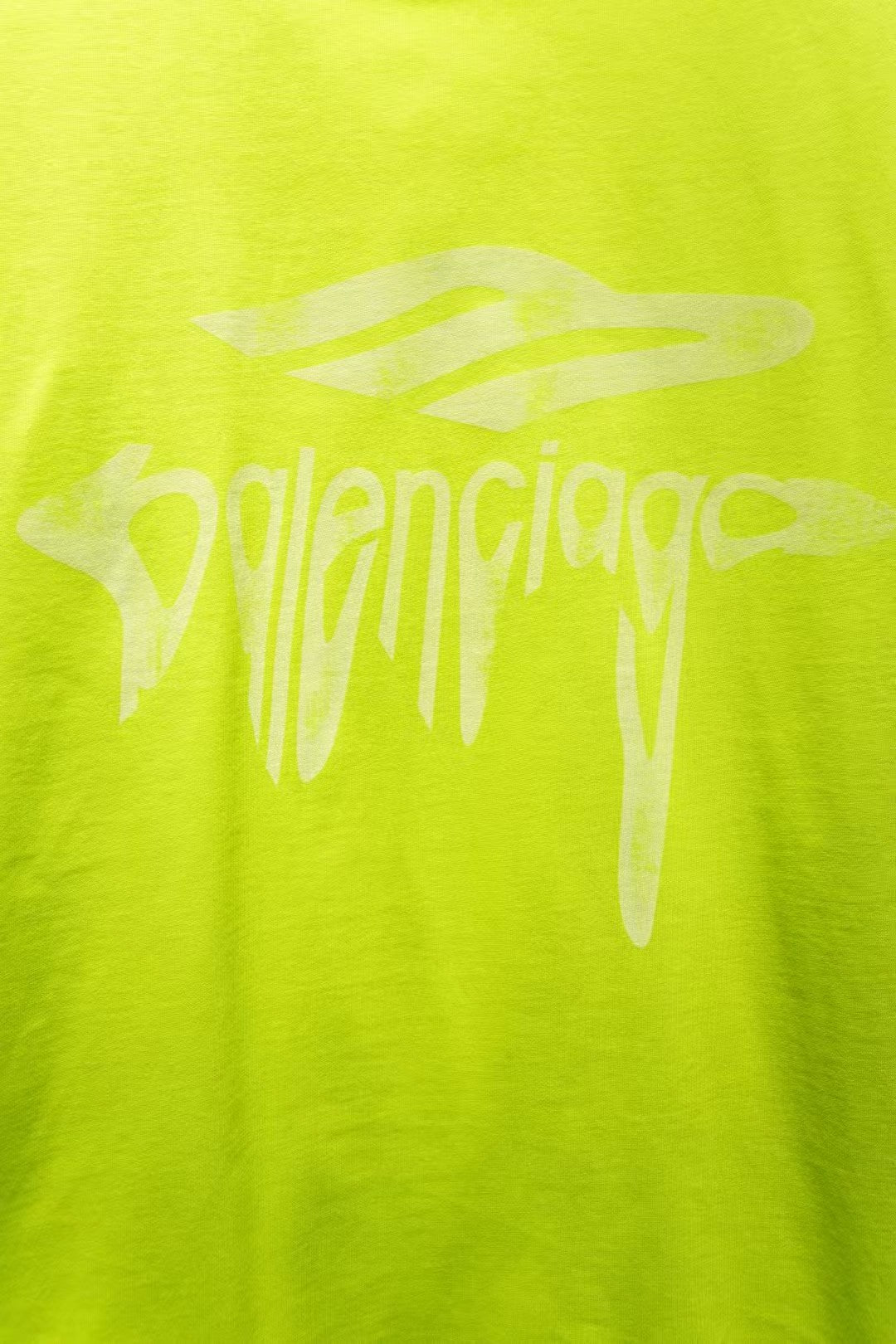 Washed and worn short sleeved T-shirt