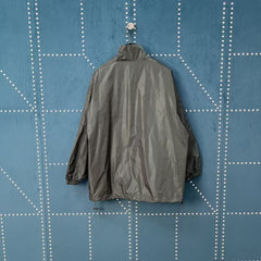 Black green patchwork slogan, assault suit jacket