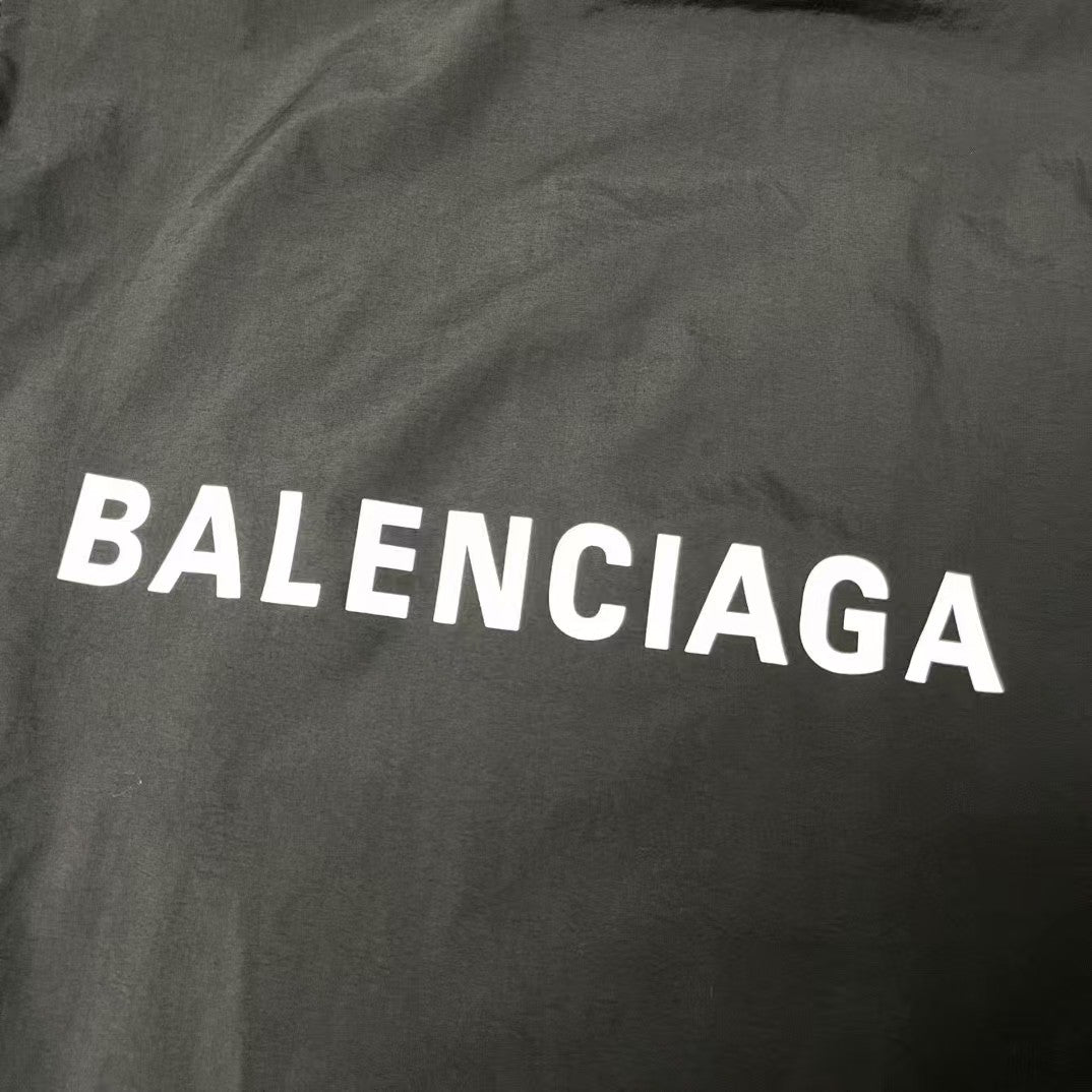 Back Logo Letter Waterproof Jacket