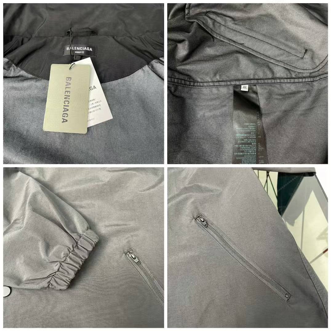 Back Logo Letter Waterproof Jacket