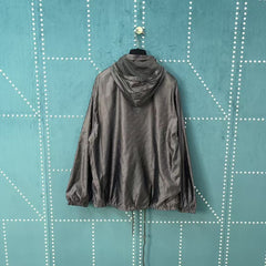 Bullet screen dark patterned jacquard assault jacket