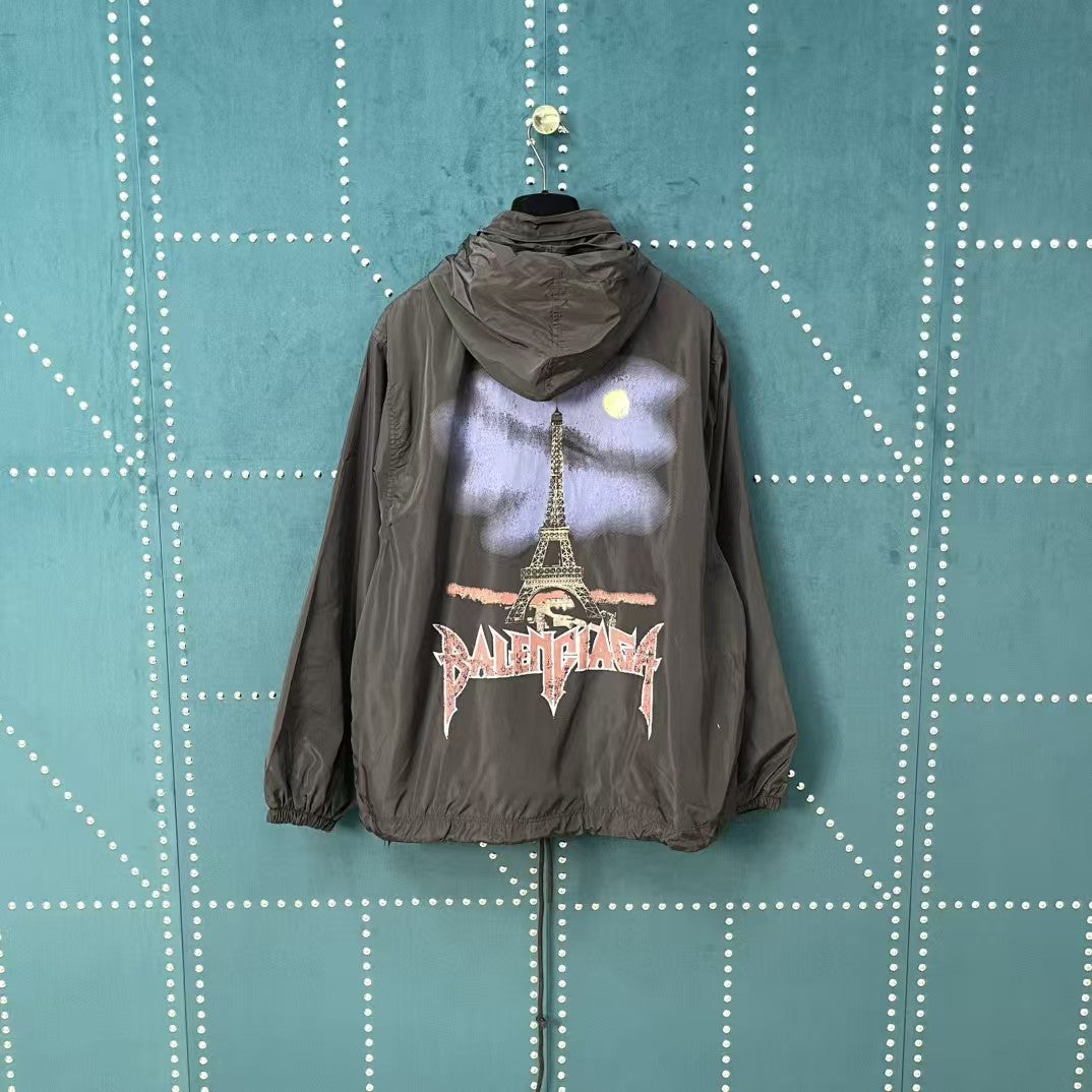 Surfing printed waterproof jacket