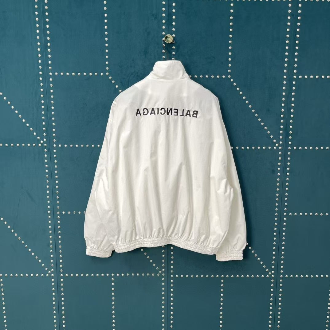 Mirror letter embroidered submachine jacket