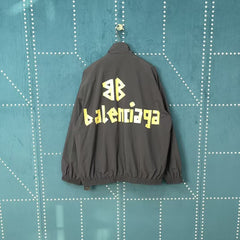Yellow tape waterproof submachine jacket