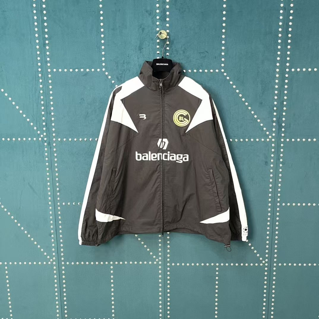 Splicing football training jacket