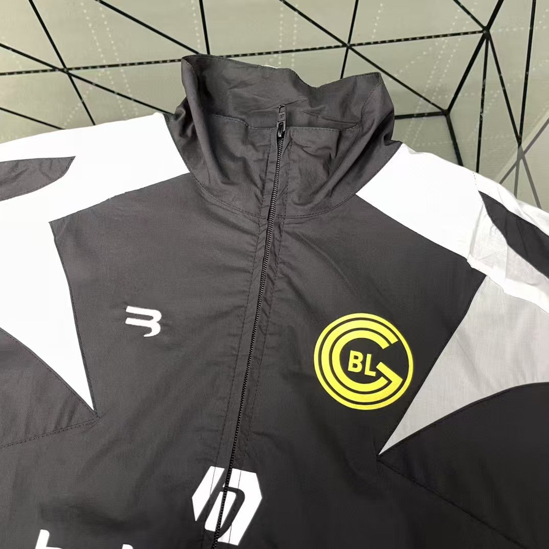 Splicing football training jacket