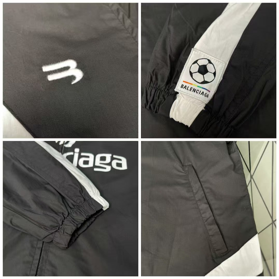 Splicing football training jacket