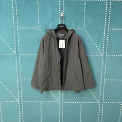 Back Logo Printed Hoodie Jacket