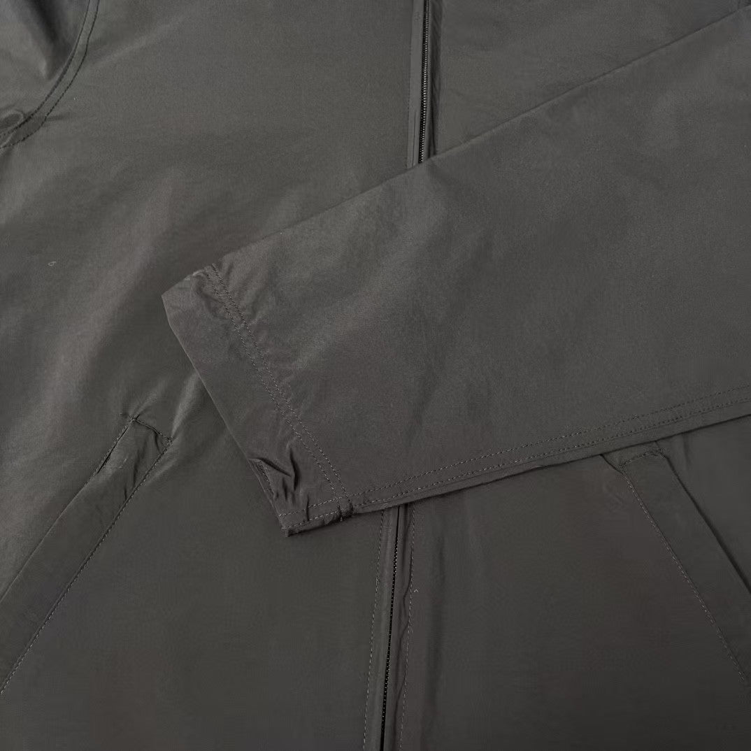 Back Logo Printed Hoodie Jacket