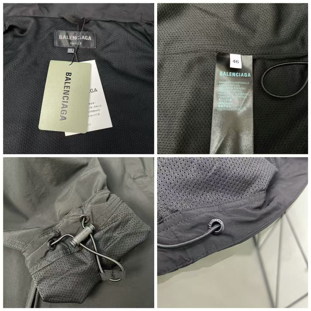 Back Logo Printed Hoodie Jacket