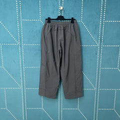 Embroidered inlaid woven pants