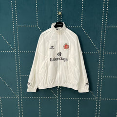Embroidered striped submachine jacket