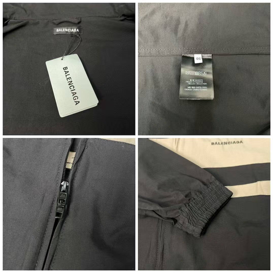 Black apricot spliced milk tea jacket