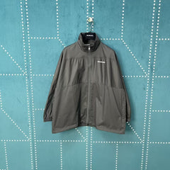 Embroidered submachine jacket with stitched back