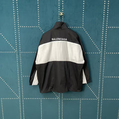 Embroidered submachine jacket with stitched back
