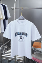 Early Spring New Trendy Brand Letter Printed Short Sleeve