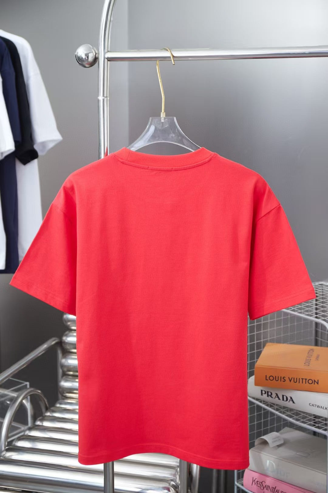 Early Spring New Trendy Brand Letter Printed Short Sleeve