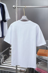 Early spring new trendy brand letter logo printed short sleeved shirt