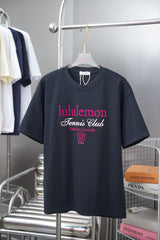 Early spring new trendy brand letter logo printed short sleeved shirt