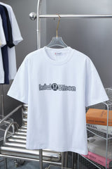 Early spring new trendy brand letter logo printed short sleeved shirt