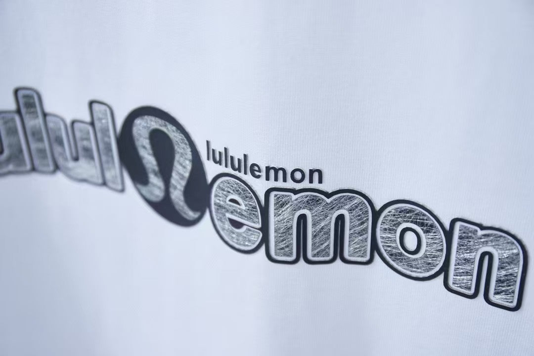 Early spring new trendy brand letter logo printed short sleeved shirt