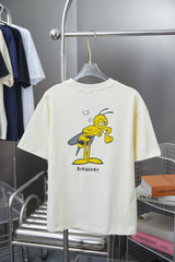 Early spring new plush foam bee 🐝 Printed short sleeves