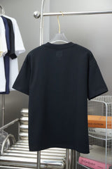 Early Spring New Moon Rabbit Embroidered Short Sleeve