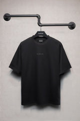Hot stamping letter T-shirt short sleeved