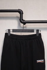 Wave Embroidered Pants and Bathroom Pants