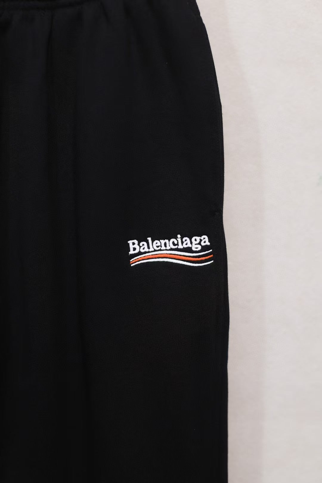 Wave Embroidered Pants and Bathroom Pants