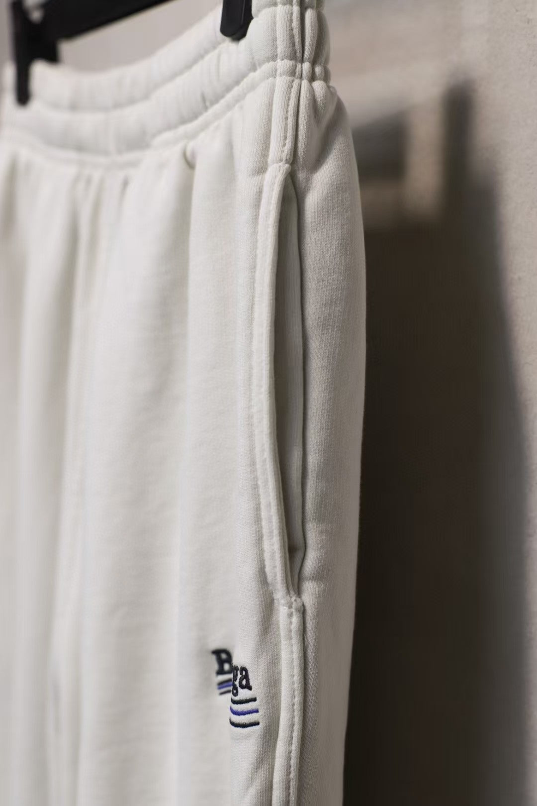 Wave Embroidered Pants and Bathroom Pants