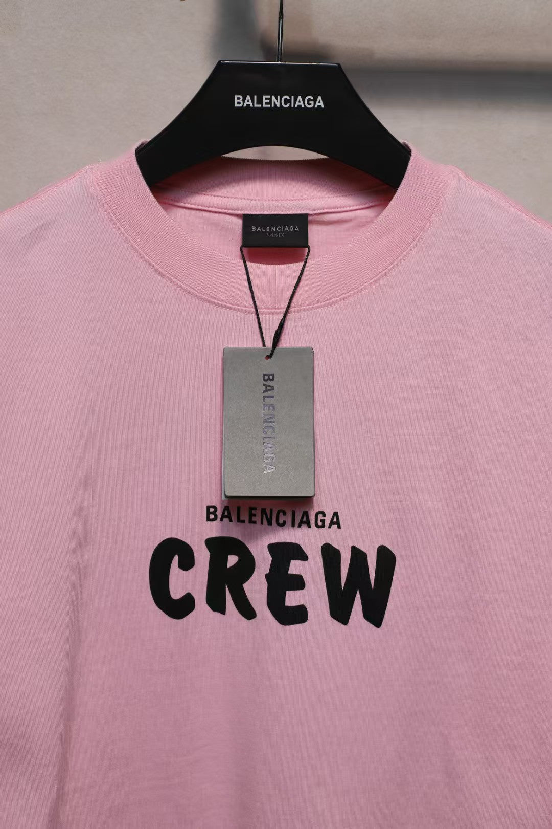 Slogan round neck T-shirt