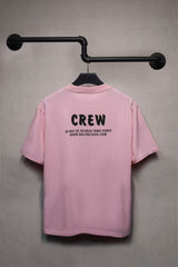 Slogan round neck T-shirt
