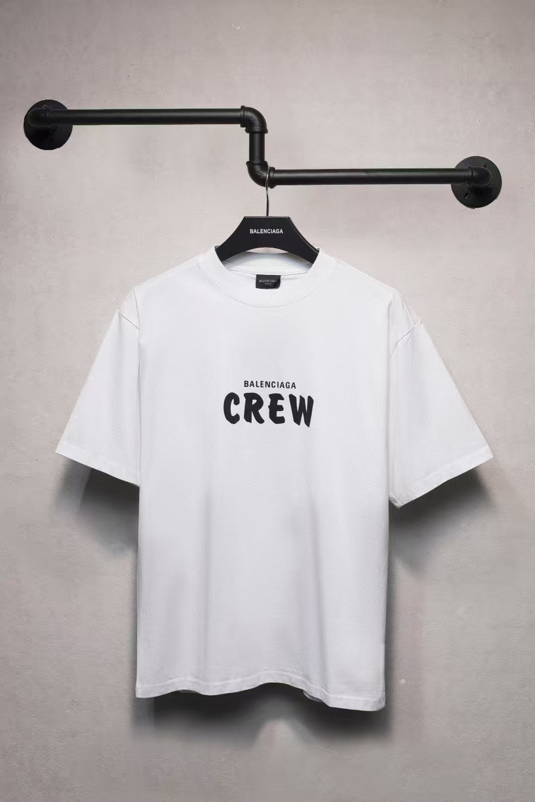 Slogan round neck T-shirt