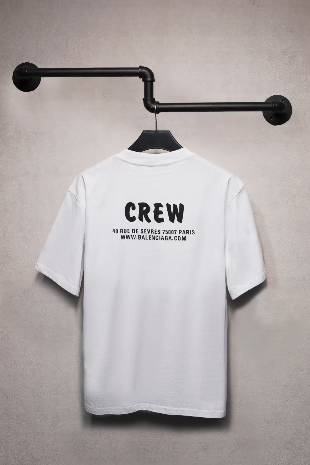 Slogan round neck T-shirt