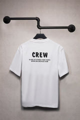 Slogan round neck T-shirt