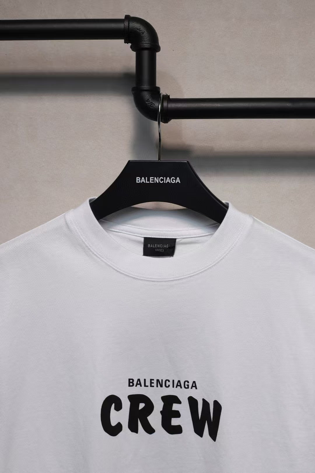 Slogan round neck T-shirt