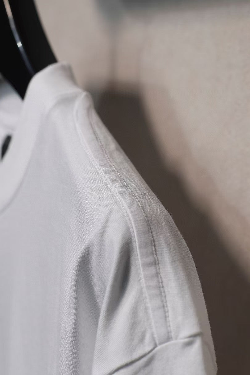 Slogan round neck T-shirt