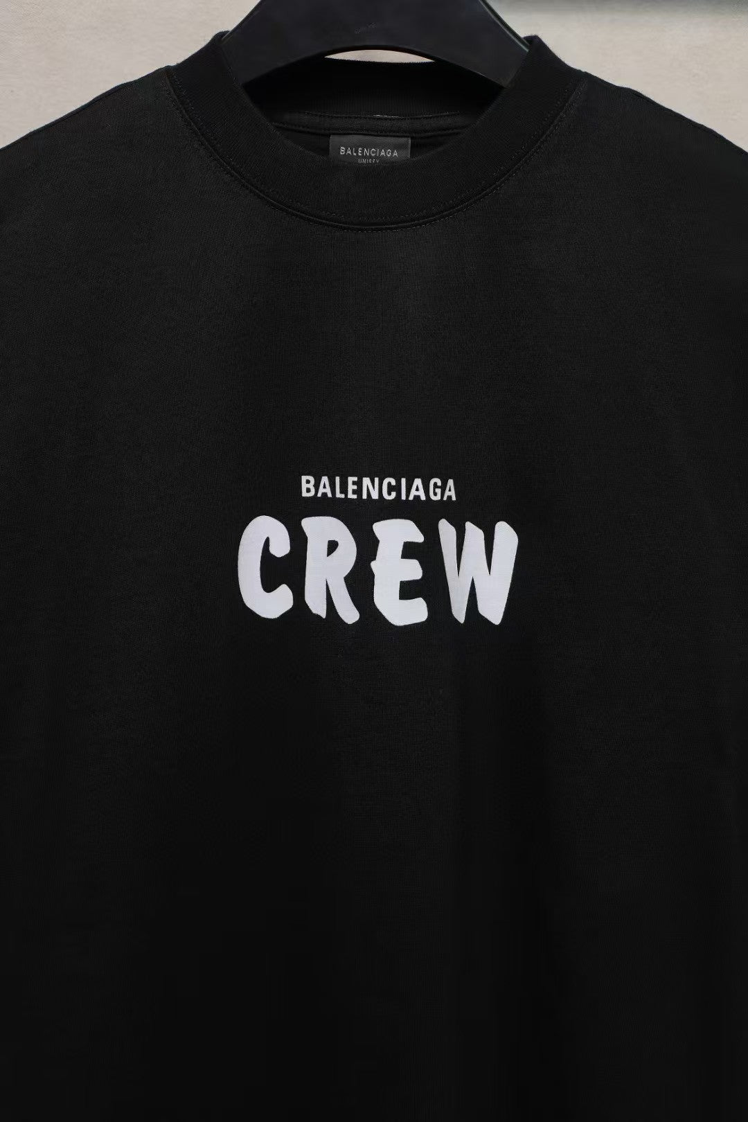 Slogan round neck T-shirt