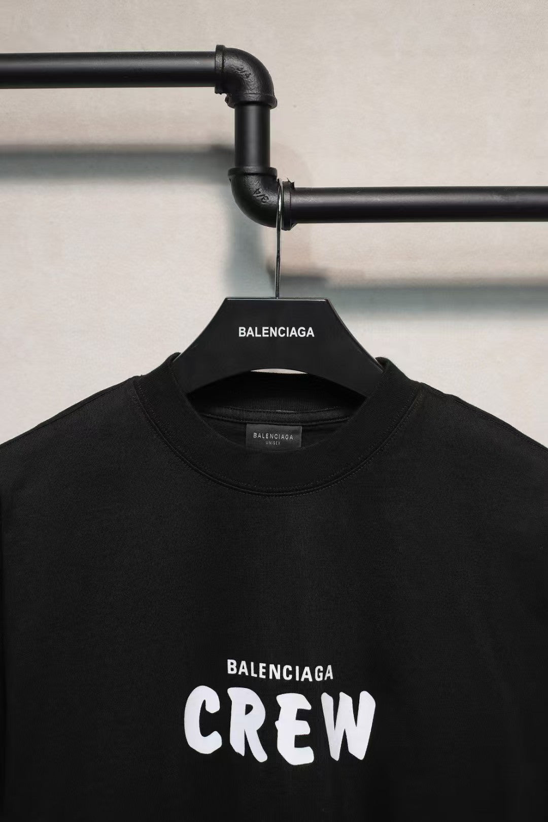 Slogan round neck T-shirt