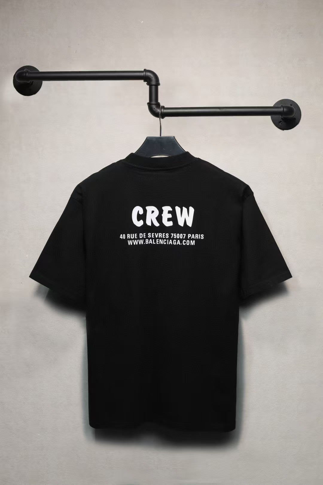 Slogan round neck T-shirt