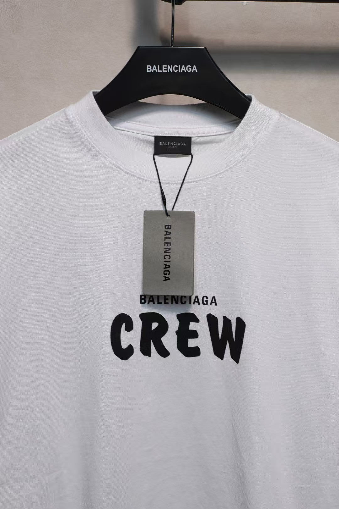 Slogan round neck T-shirt