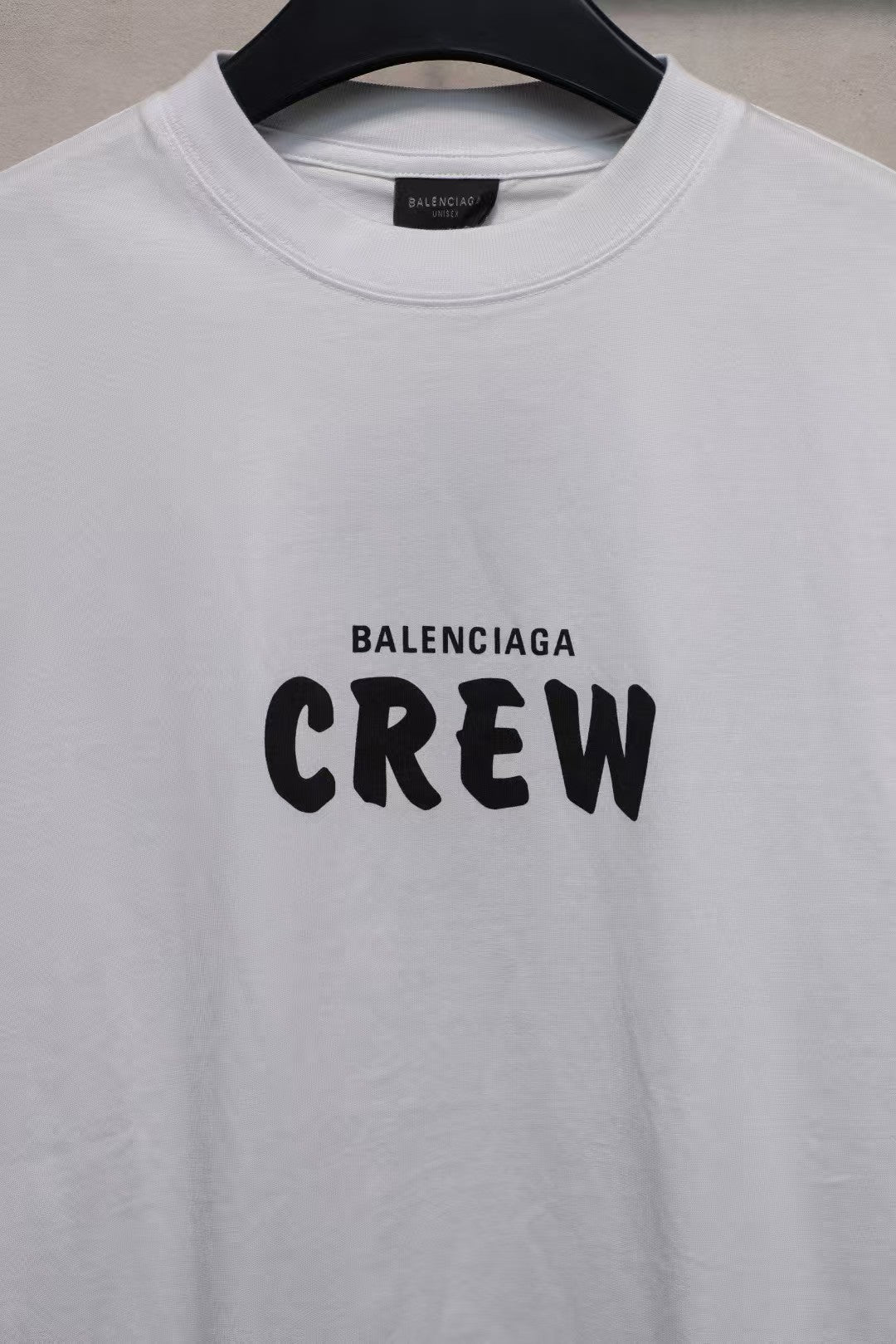 Slogan round neck T-shirt