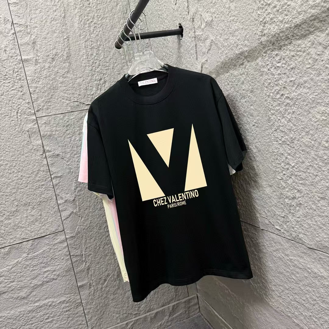 2025 Spring/Summer New Classic Letter Printed Short Sleeve T-shirt