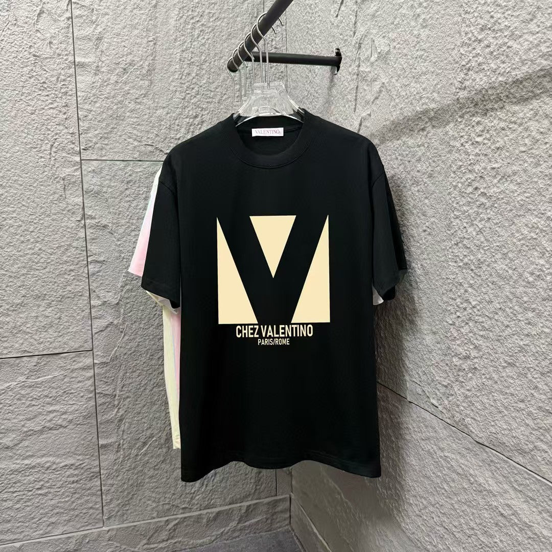 2025 Spring/Summer New Classic Letter Printed Short Sleeve T-shirt