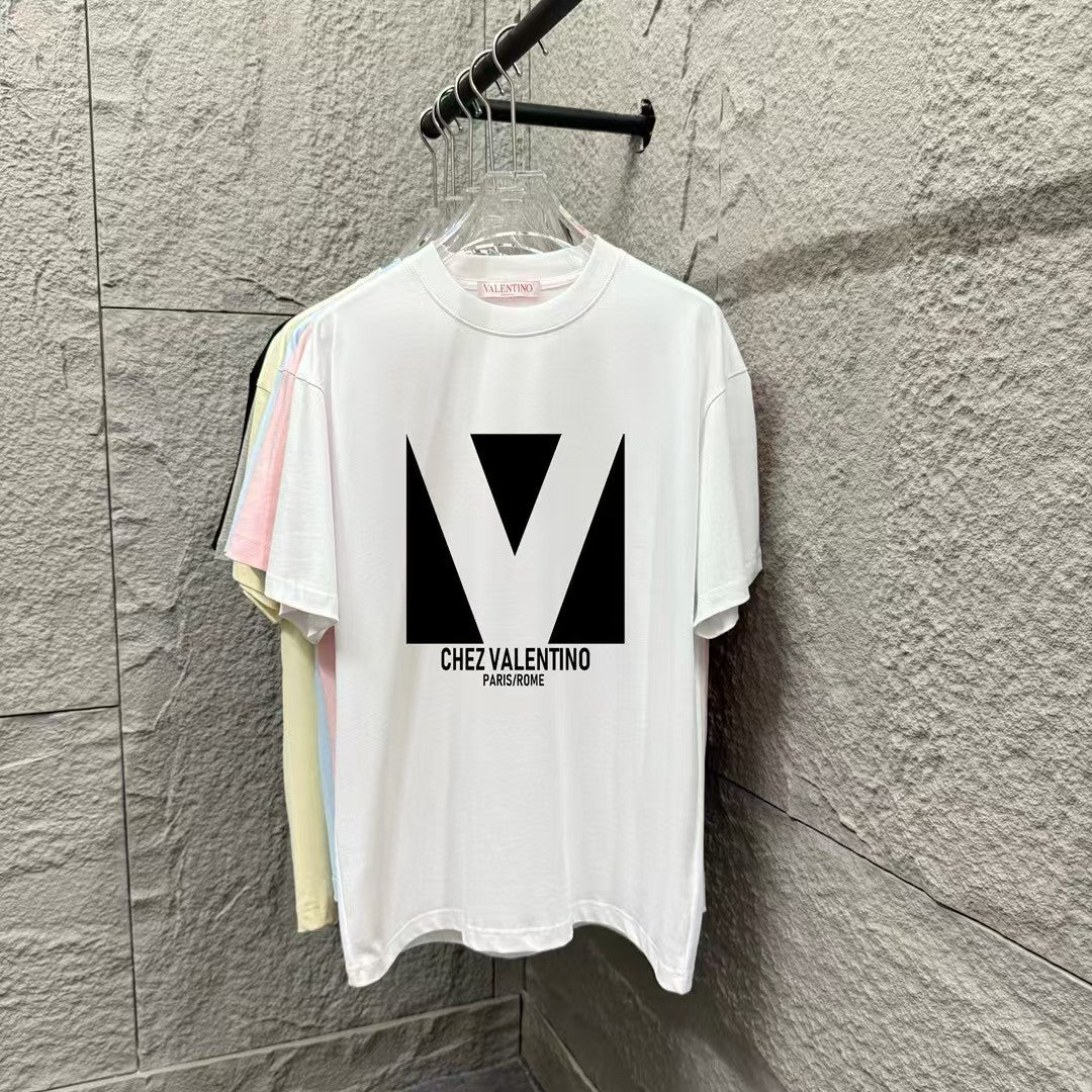 2025 Spring/Summer New Classic Letter Printed Short Sleeve T-shirt