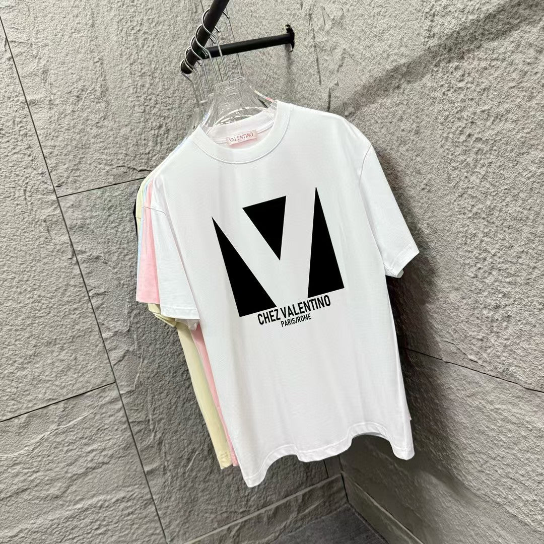 2025 Spring/Summer New Classic Letter Printed Short Sleeve T-shirt